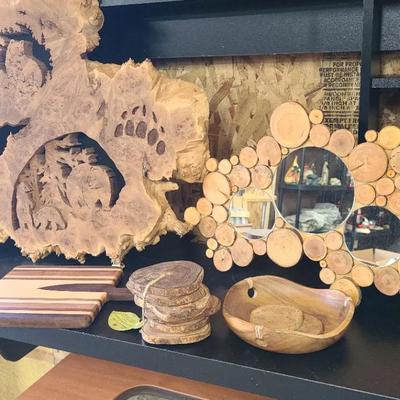 Wood Carving - Cutting Board - Mirror - Bowl - Coasters
