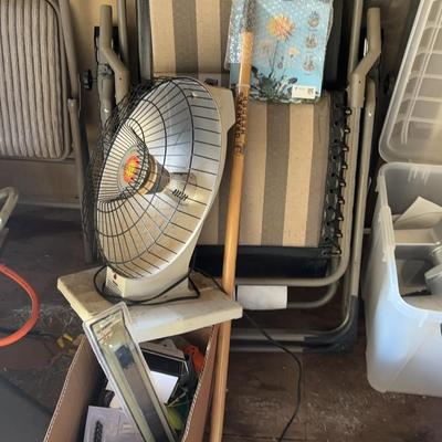 Patio Chair & Assortment Of Items