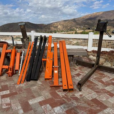 Engine Hoist with Central Hydraulics 8-Ton Long Ram Jack & Engine Stand – Heavy Duty Shop Equipment