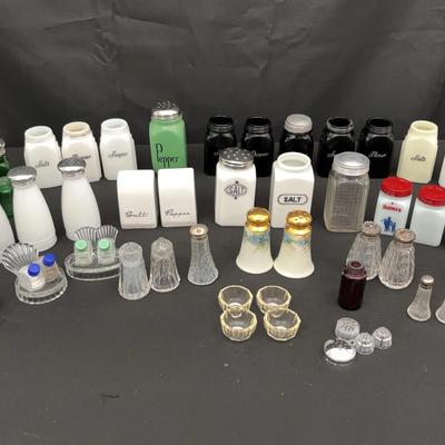 Vintage Salt & Pepper Shakers Collection | Milk Glass, Uranium, Art Glass & More