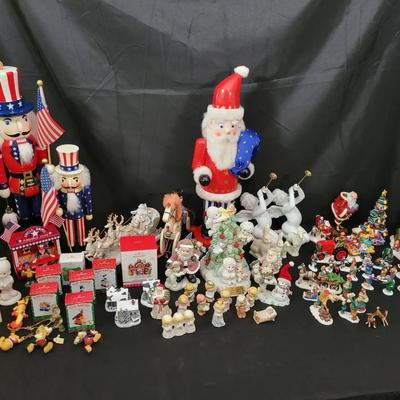 Holiday Décor Lot – Department 56, Spode, Dreamsicles, Nutcrackers, Santas & Christmas Figurines