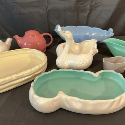Vintage Ceramics Lot | Bauer, Hall, Haeger, Metlox, Abingdon & More!
