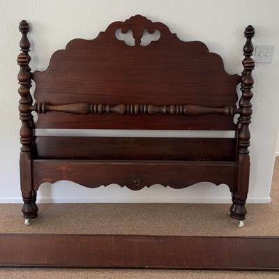 Lenoir Furniture Collection Full Size Bed Frame | Head, Footboard & Side Rails