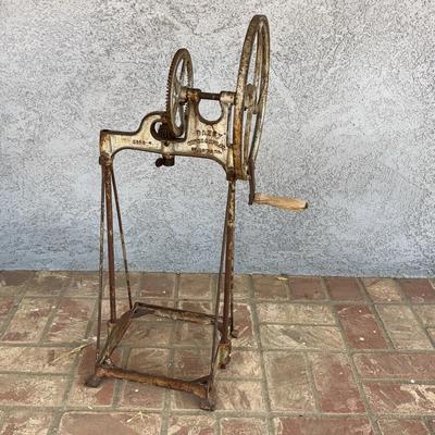 Antique Dazey Butter Churn Base – Hand-Crank Cast Iron Model 630B | St. Louis Farmhouse Primitive