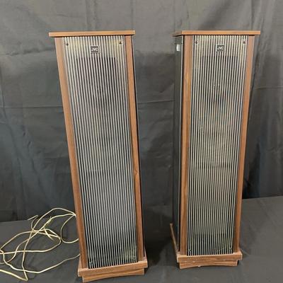 JVC VS-5399 Vintage Tower Speakers | Pair of Floor Standing Stereo Speakers
