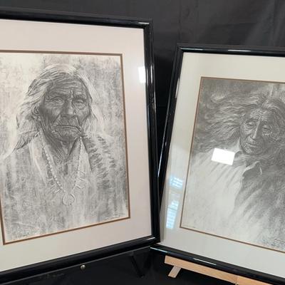 L. Henry Limited Edition Prints | Native American Portrait Art | Signed & Numbered
