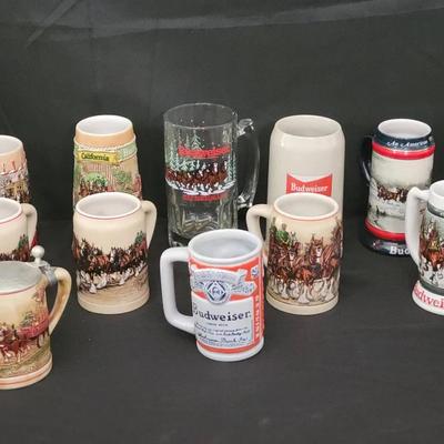 Budweiser Clydesdale Beer Steins & Mugs Collection – Anheuser-Busch Holiday & Collector Series