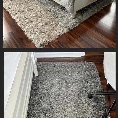 2 Gray Area Rugs (7 x 10 and 8 x 10)