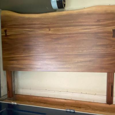 Acacia wood headboard 