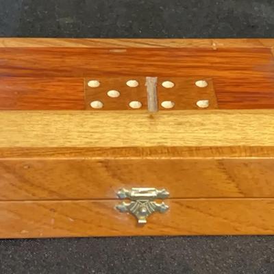 Mini Dominoes Set in Wooden Box - Crafted in Costa Rica