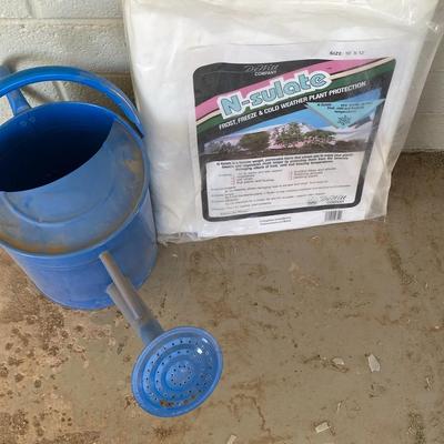 Watering Can With Heavy Cold Weather Plant Protection 