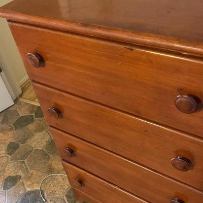 Light Wood Dresser With 4 Drawers