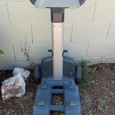 Pool Sweeper Rack With Wheels