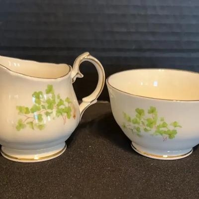 Schmid England China Sugar/Creamer Set