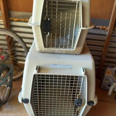 Pet Porter Animal Crates. X-Large And Small
