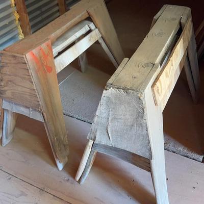 Wooden Saw Horses