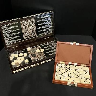 Backgammon & Dominos Set