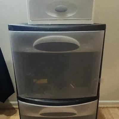 Various Storage Drawers, Plastic