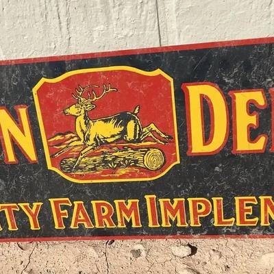 John Deere Quality Farm Implements Signage