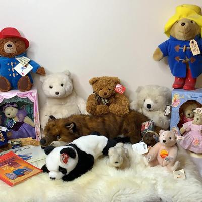 Bears and More Bears: Steiff, Gund, TY & More; Most w/Tags Lot 