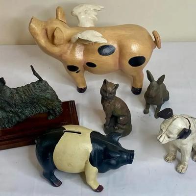 Cast Iron Animals & Banks
