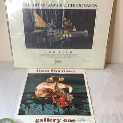 Signed Art Posters; James C. Christensen, Dean Morrissey