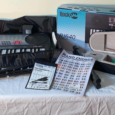 Violin, Casio Keyboard & Rock Jam Keyboard 