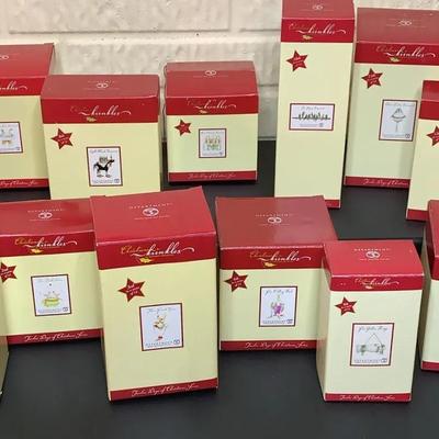 Department 56 Christmas Krinkles Ornaments Lot#1; Twelve days Of Christmas Series