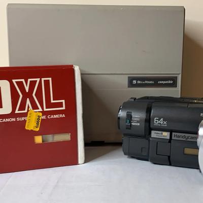 Sony/Canon Camcorders & Bell&Howell Projector