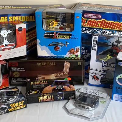 Toy Lot #1  NIB RC Vehicles & Various Games