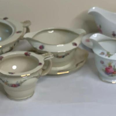 Various Vintage Victoria China (Czech) &  Sango China (Japan)