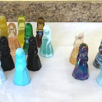 Vintage Moser Glass Jenny Dolls & Bells