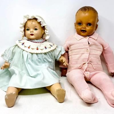 (2) Antique Effanbee Baby Dolls