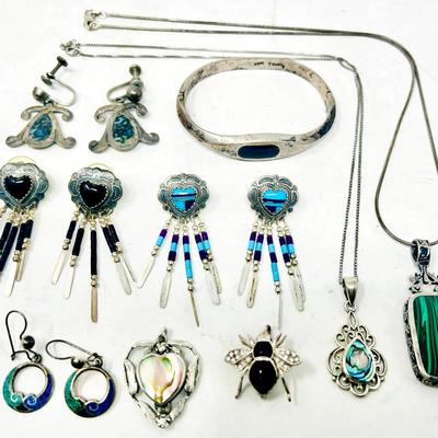 (9) Colorful Sterling Silver Collection