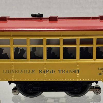 Lionel O Gauge Lionelville Rapid Transit Trolly Car #60