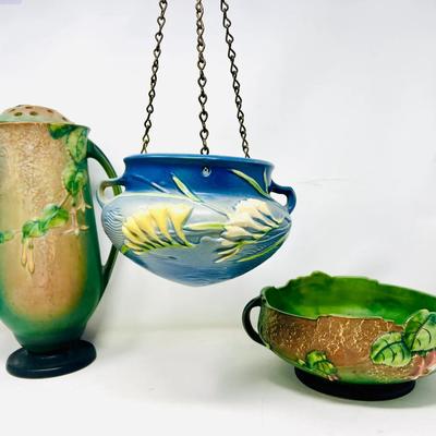 (3) 1938 Roseville Pottery 
