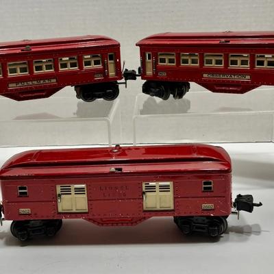 (3) Lionel Train O Gauge Train Cars