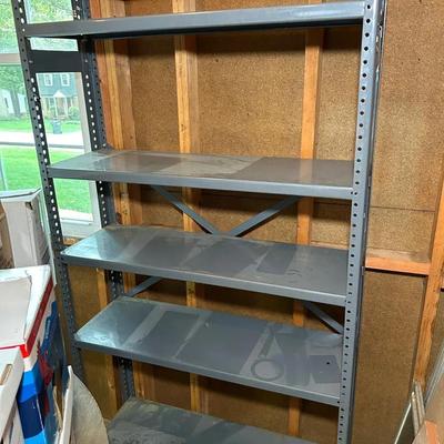Metal Shelving Unit With 7 Shelves 