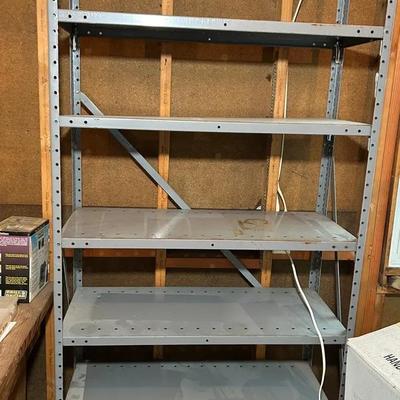 Adjustable Shelf Metal Storage Unit - 7 Shelves 
