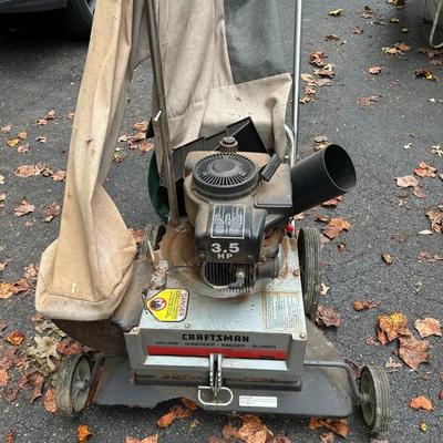 Craftsman Vacuum-Shredder- Bagger-Blower W/ Attachments 