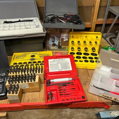 Large Group Of Machinists and Tradesman Tool Sets 