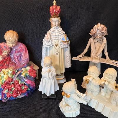 Group Of Figurines-Royal Doulton, Snowbabies, Bencini & More