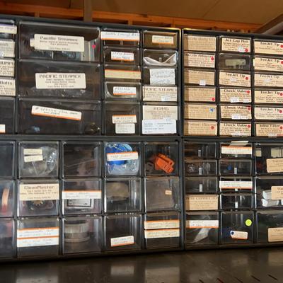 Stacking Small Parts Cabinets With Contents Lot 26
