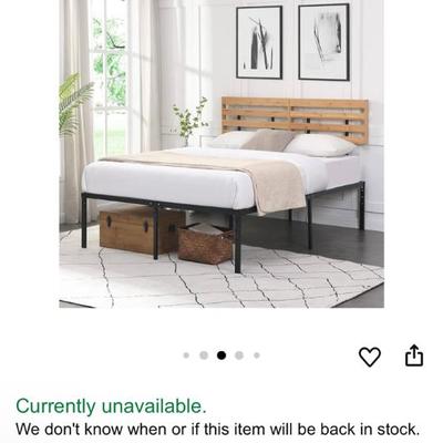 AAE420 HW COMFORT Bamboo Headboard Bed