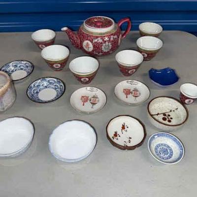 HST208 Tea Set with Various Porcelain Pieces