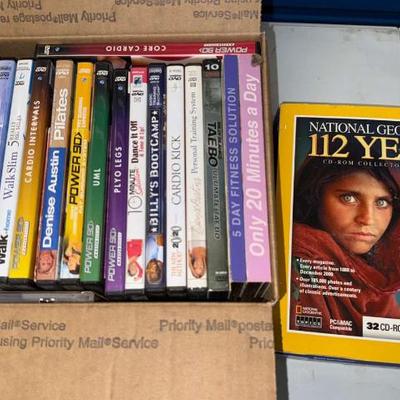 HST248 Miscellaneous Excersize CDs and a Nat Geo CD Set