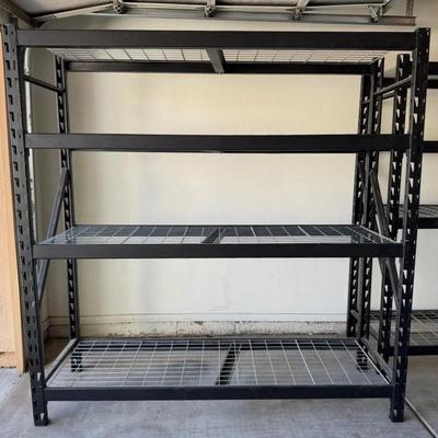 Industrial Metal Shelving #1