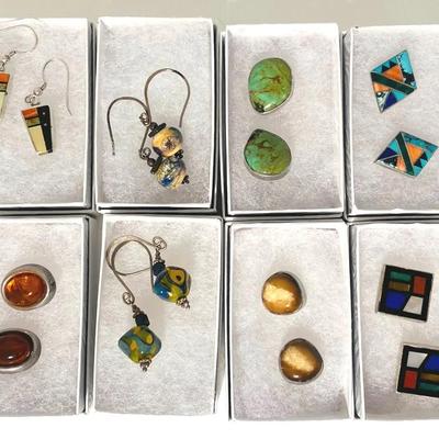 Boxes Of Signed Earrings