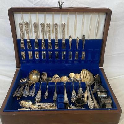 Silver Plated Flatware Set 
