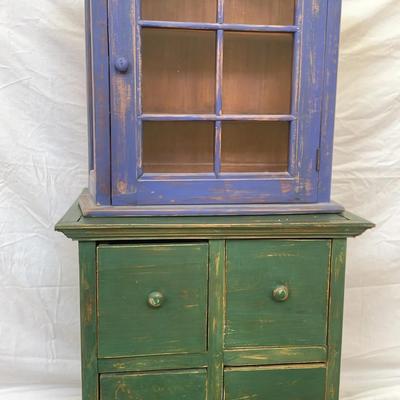 Colorful Distressed Furniture 